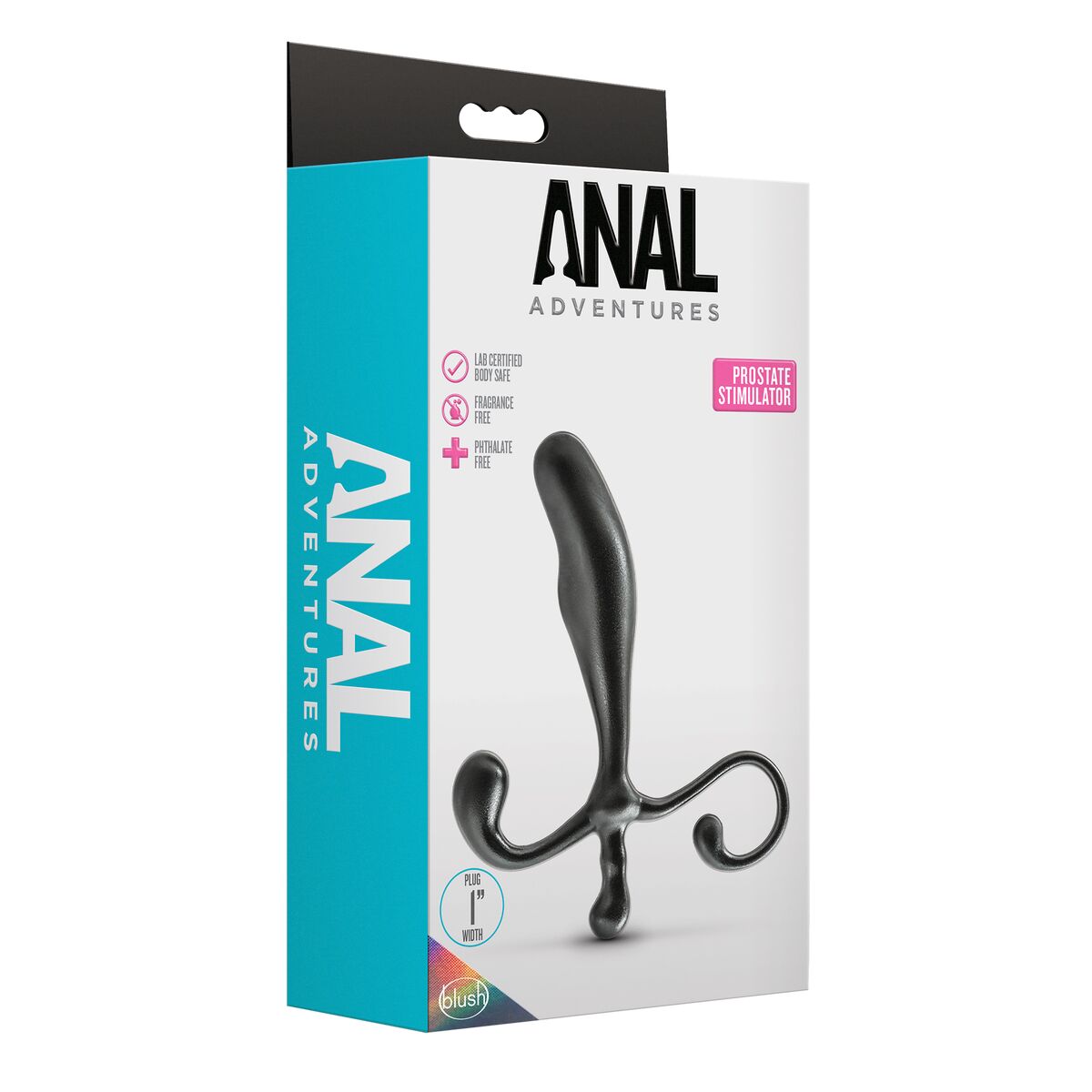 Анальный пробка Blush Anal Adventures Чёрный